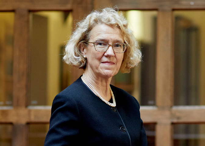 A portrait of Lady Justice Thirlwall, the Chair of the Inquiry